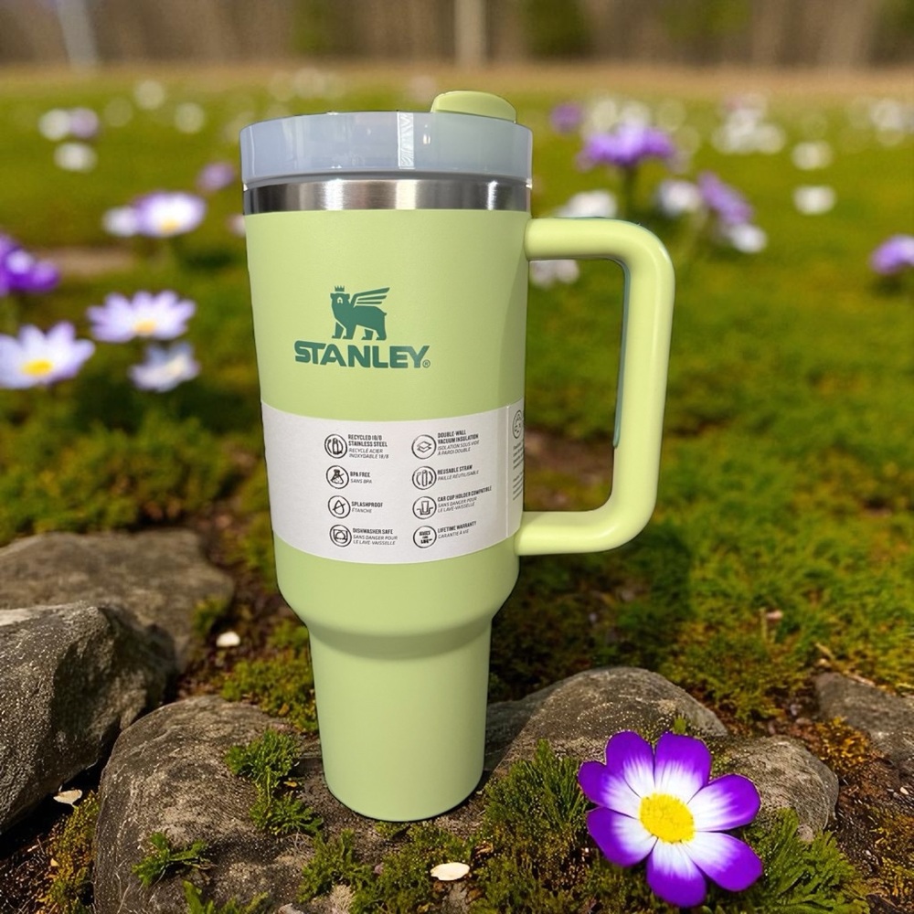 STANLEY 40oz Green Tumbler